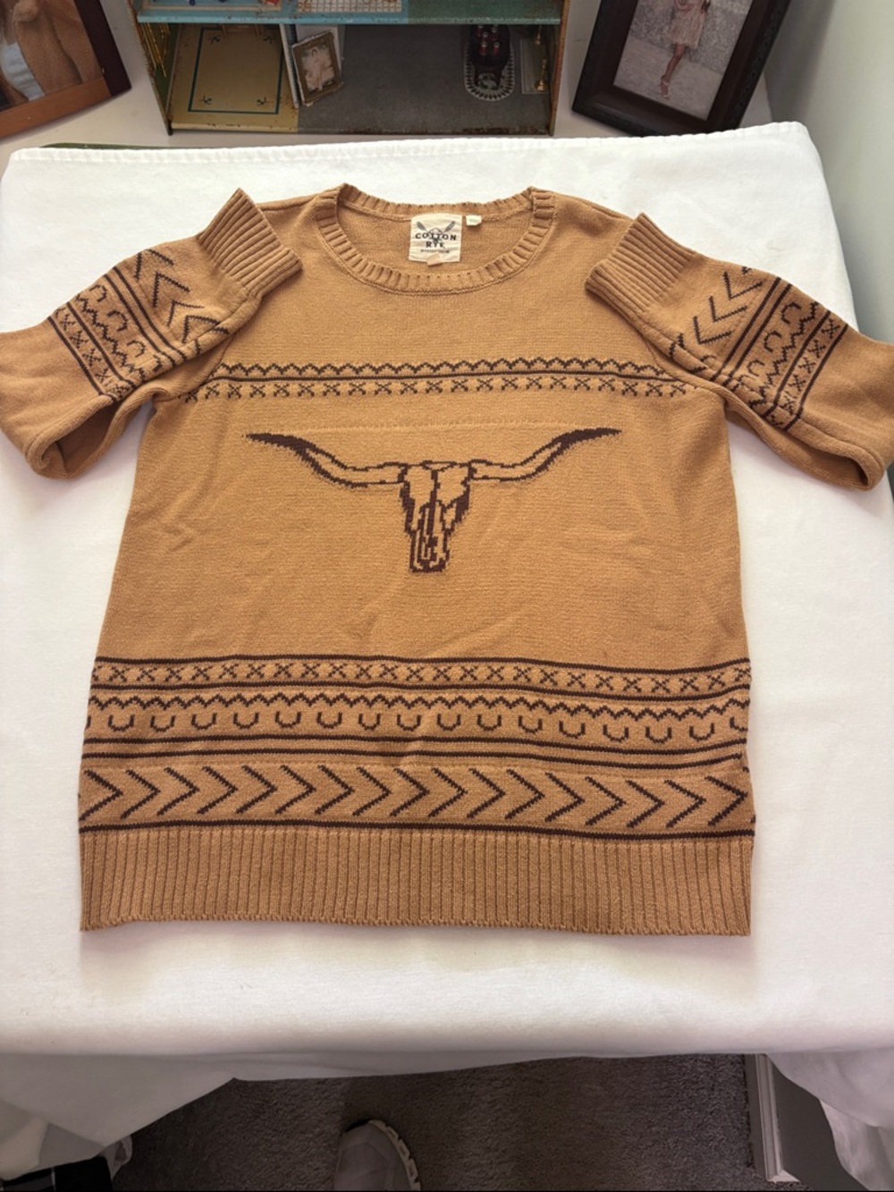 Cotton & Rye Tan Knit Sweater